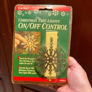 Carlon Christmas Tree Lights On/Off Control